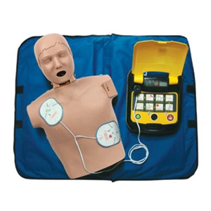 [태양의료기]심폐소생술 모형(모니터형)·교육용 제세동기(T10)세트 생존수영