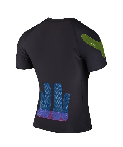 [웨이브웨어] T20 어깨&amp;허리 스포츠테이핑 컴프레션 웨어 티셔츠 슬리브리스 남녀공용(여성 상세페이지)
